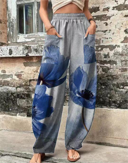 Women's Relaxed Fit Floral Trousers berg-feldt