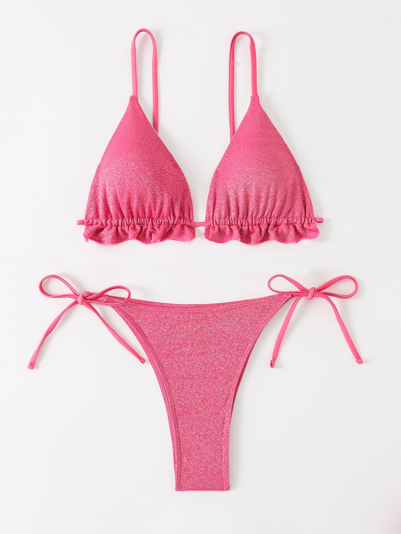 Haut de bikini triangle scintillant pour femme par berg-feldt