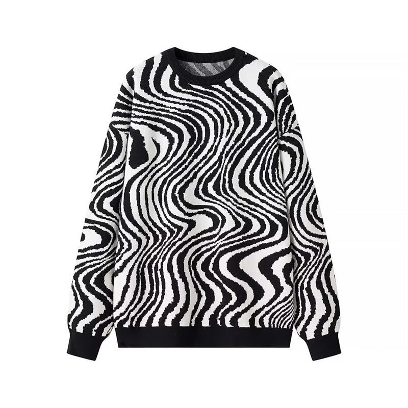 Women's Graphic Pattern Knit Sweater berg-feldt