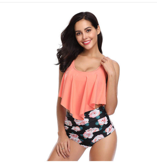 Wickel-Badeanzug Set mit hoher Taille von berg-feldt für Damen