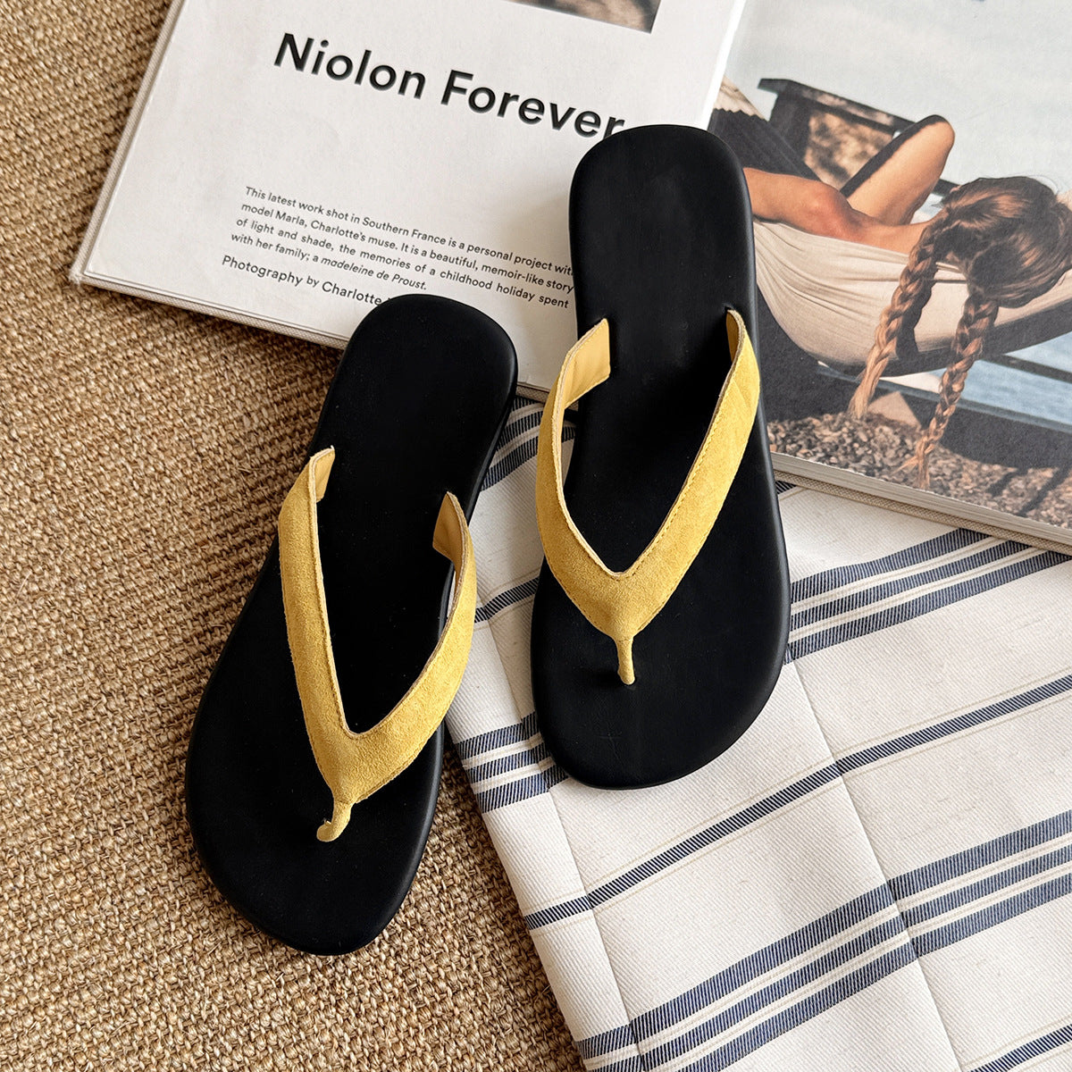 Bequeme Damen Zehentrenner mit weichem Fußbett von berg-feldt