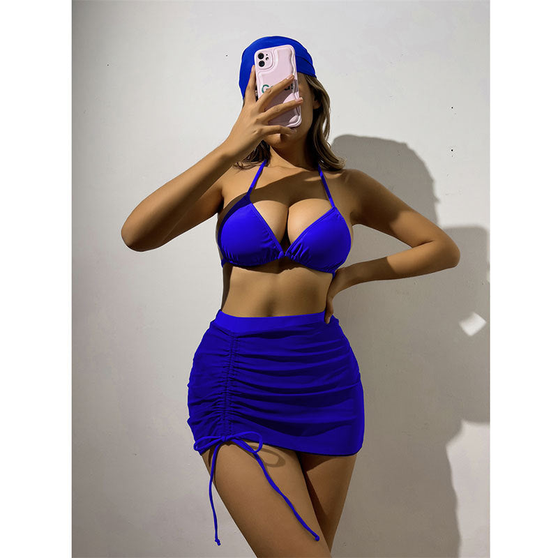 Wickel-Bikini mit verstellbarem Rock von berg-feldt