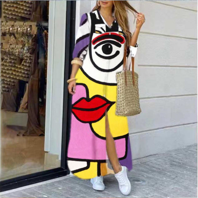 Women's Graphic Print Maxi Dress berg-feldt
