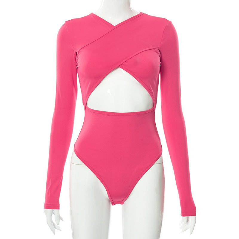 Women's Long-Sleeve Cut-Out Bodysuit berg-feldt