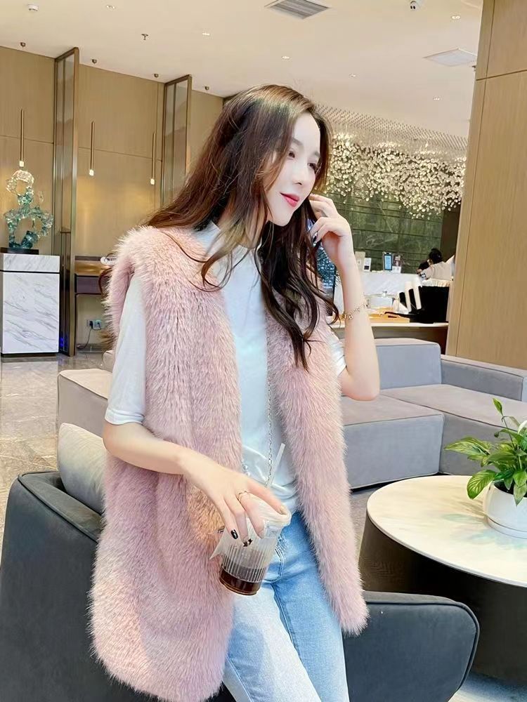 Women's Fluffy Faux Fur Vest Berg-Feldt