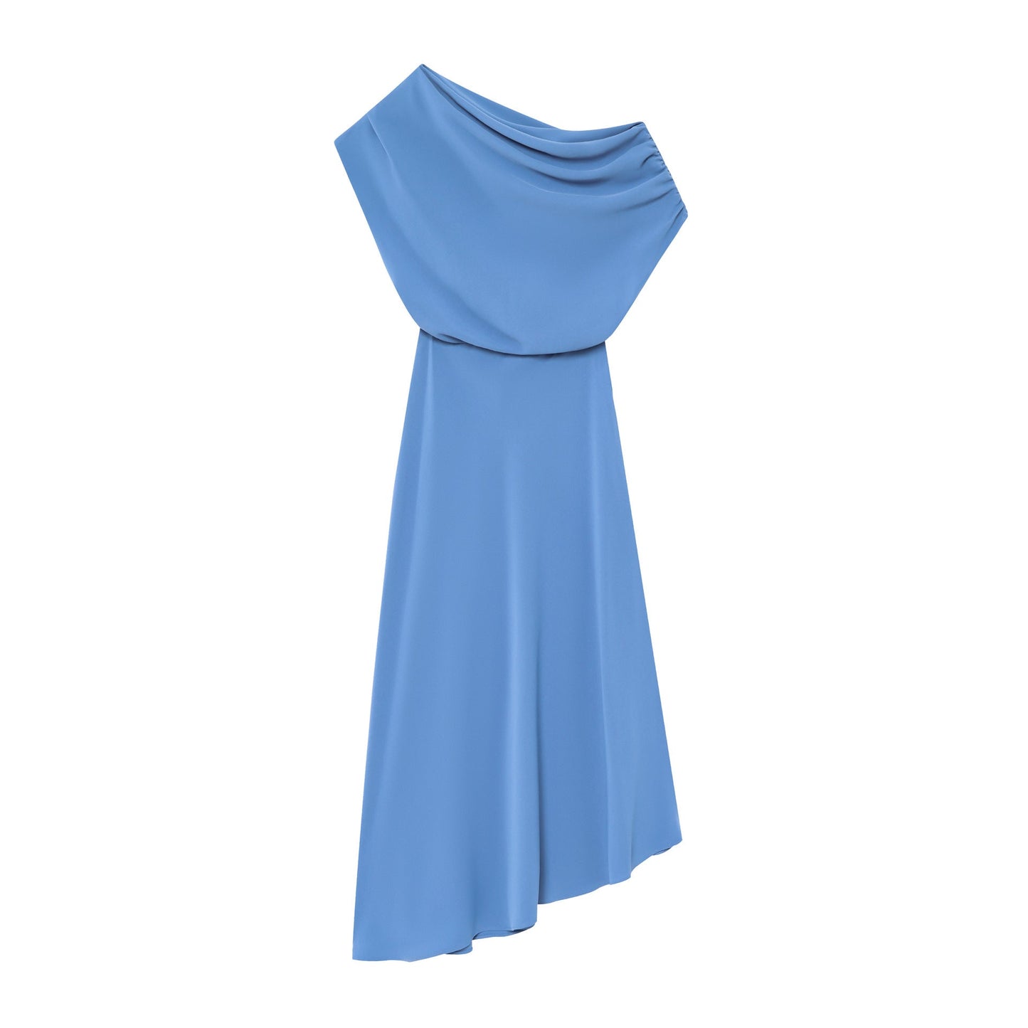 Women's One-Shoulder Draped Maxi Dress by berg-feldt