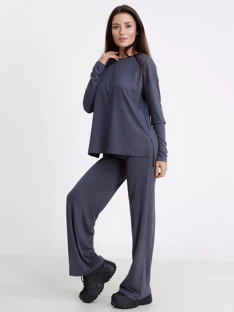 Weites Damen-Strickset mit Zopfmuster von berg-feldt