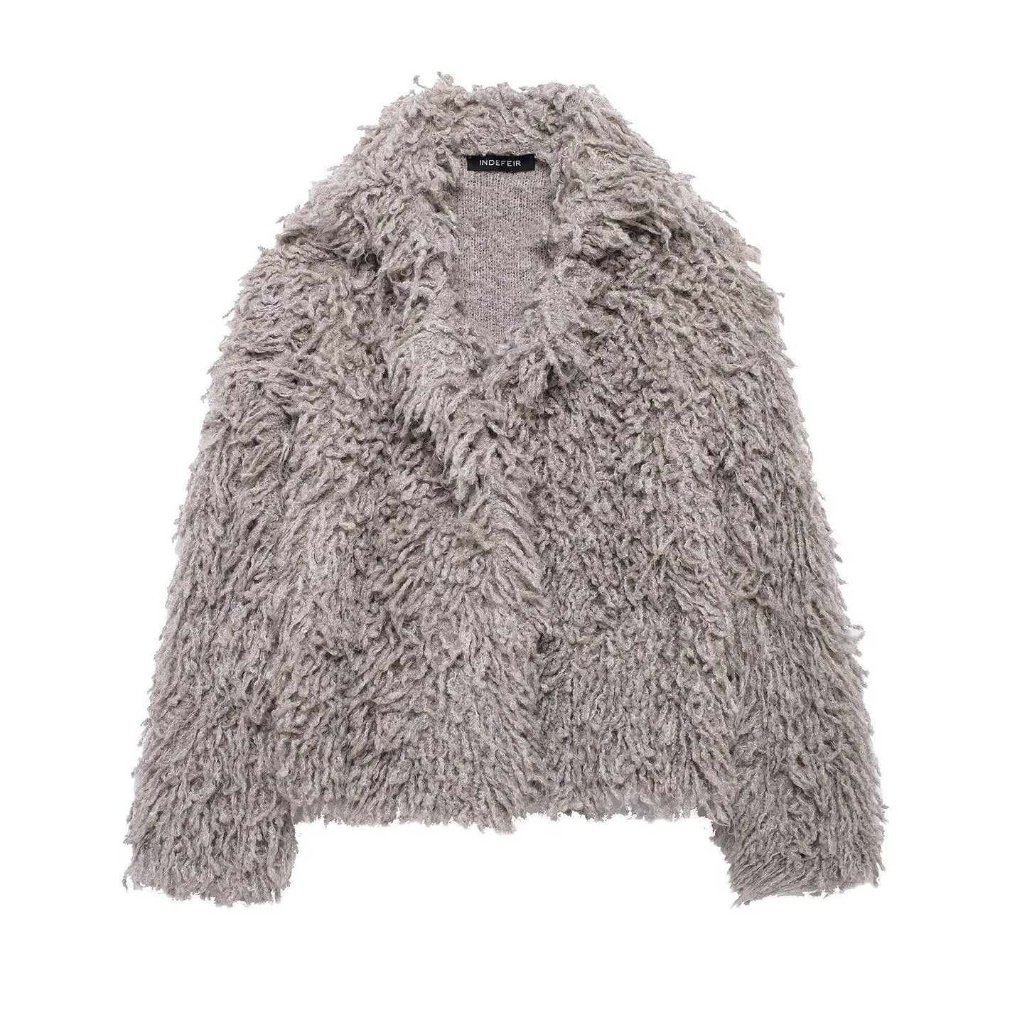 Structured Faux Fur Bomber Jacket by berg-feldt for Women