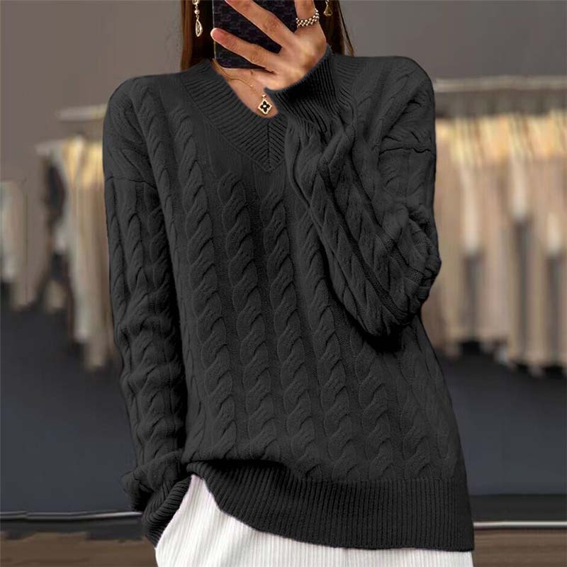 Berg-Feldt | Pullover mit Zopfmuster