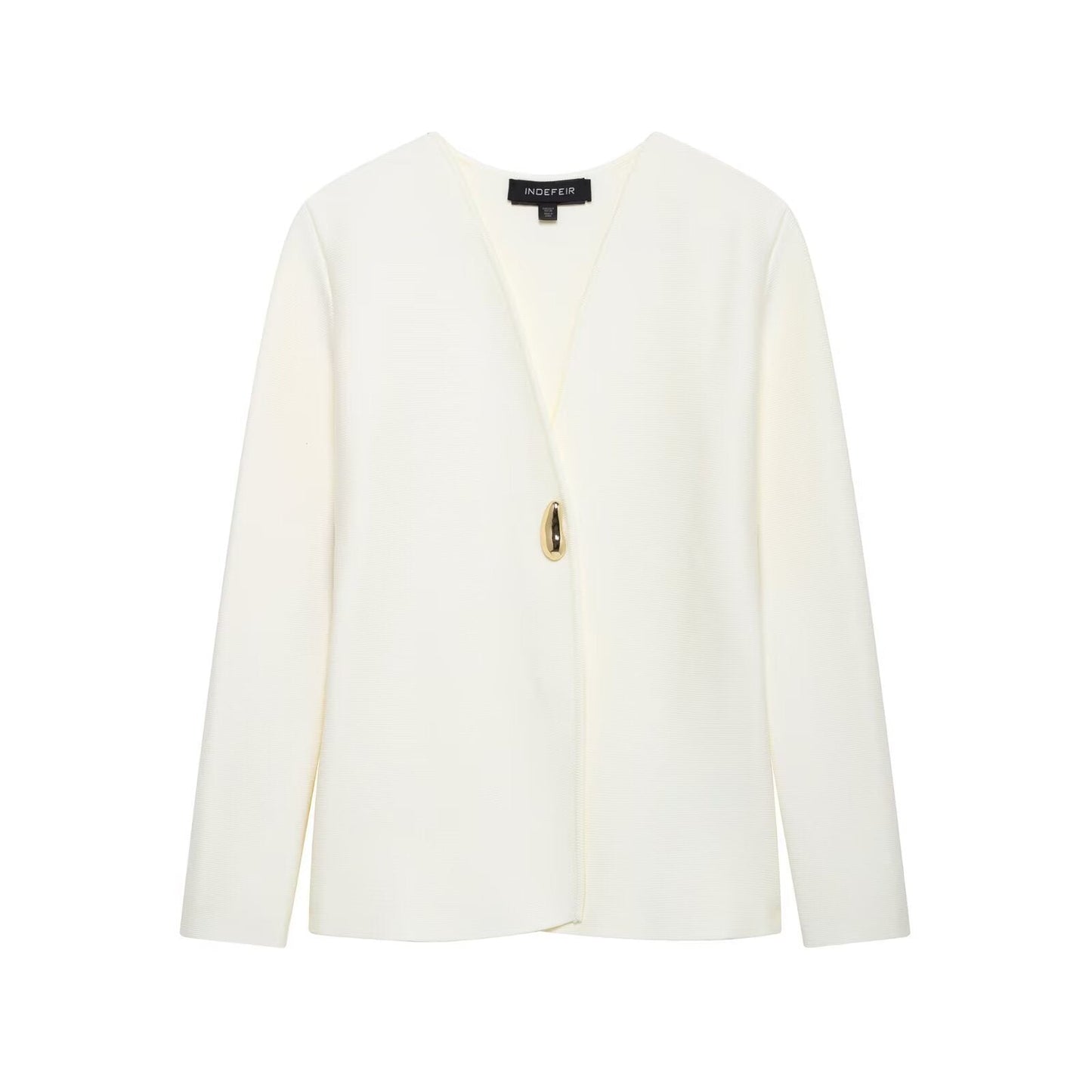Wickelblazer für Damen mit auffälligem Knopf, berg-feldt