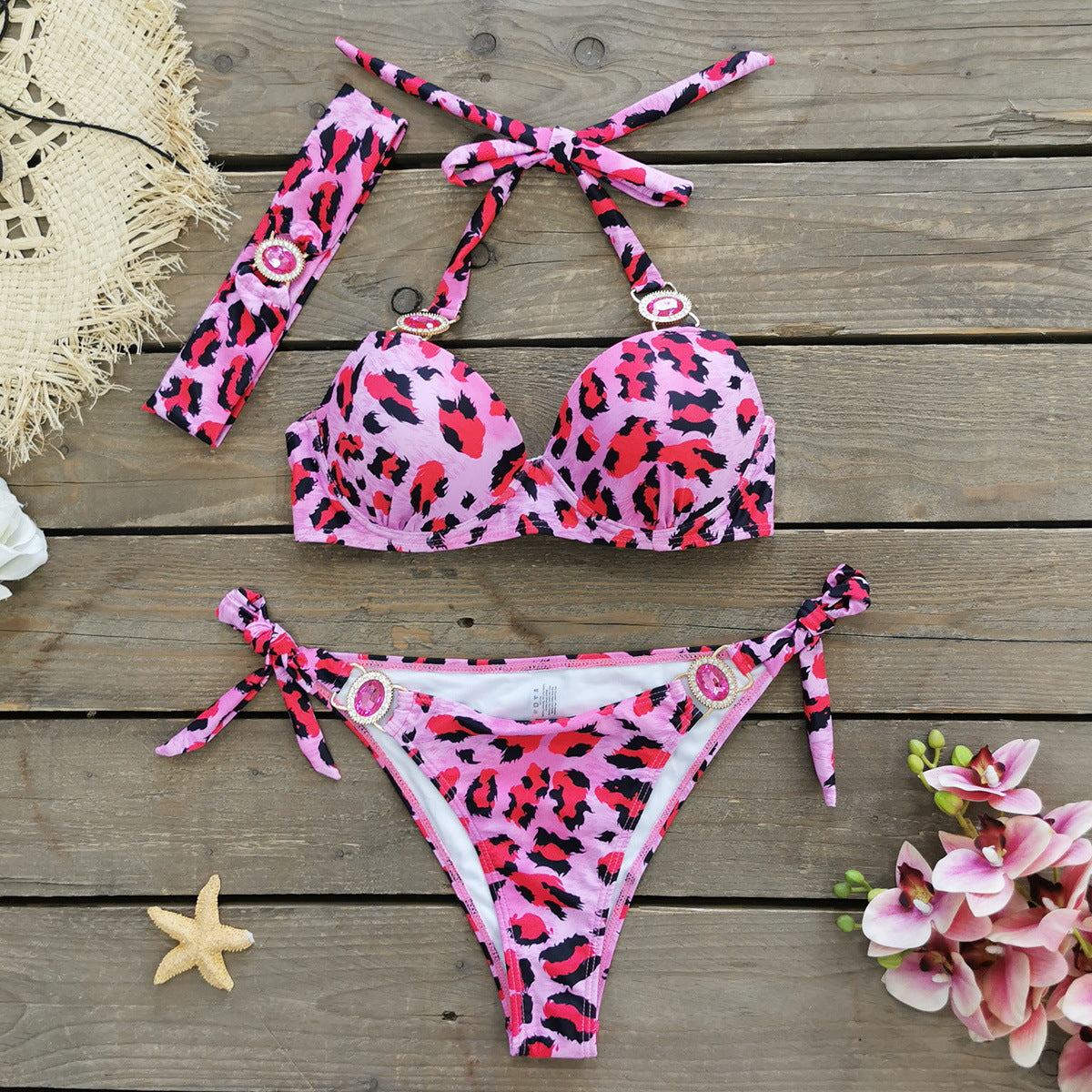 Haut et bas de bikini confortables pour femmes avec détails décoratifs de berg-feldt