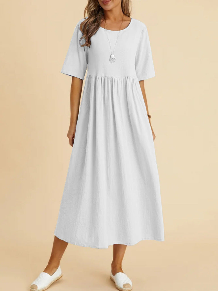 Weites Damen-Maxikleid mit lockerem Schnitt von berg-feldt