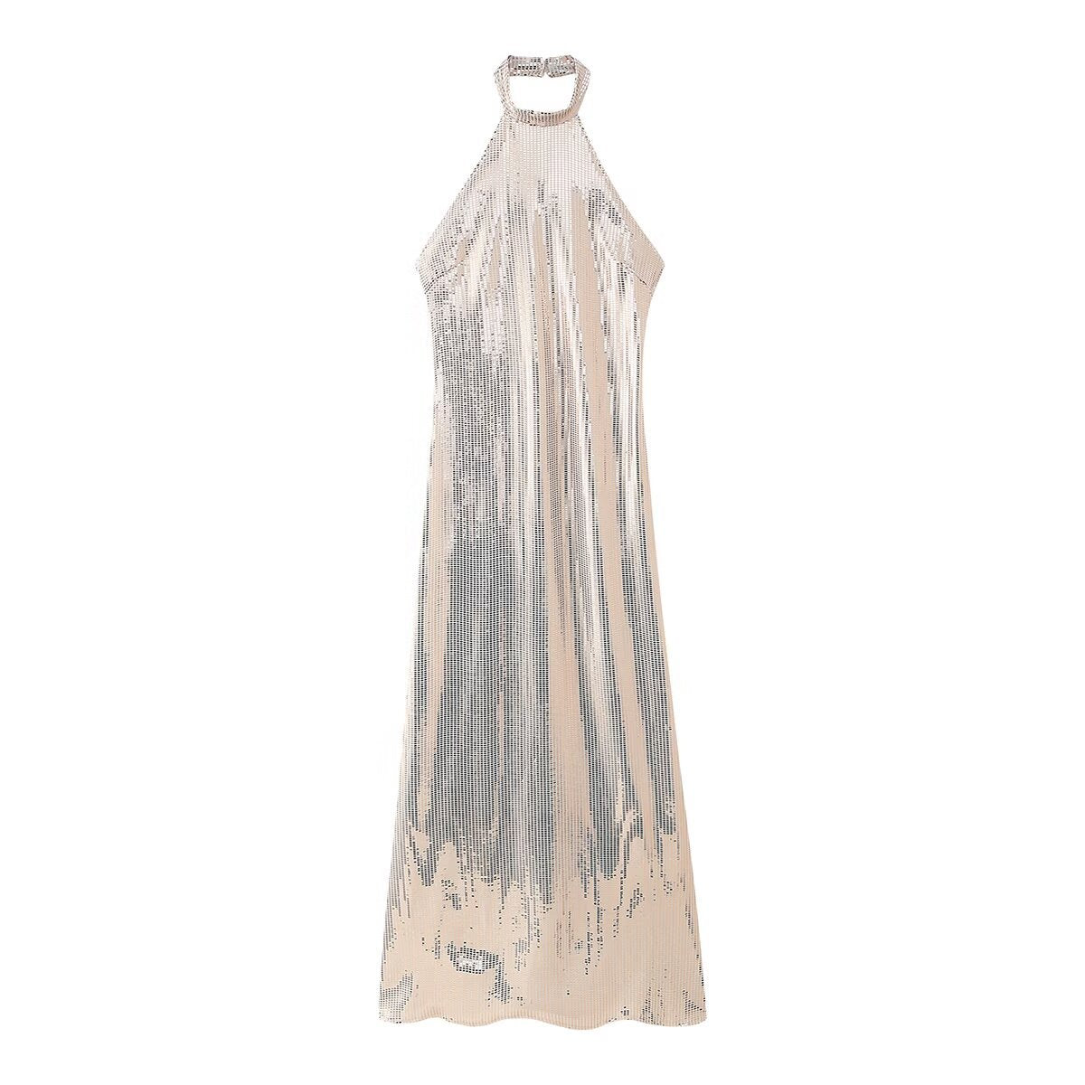 Women's Beaded Halter Maxi Dress berg-feldt