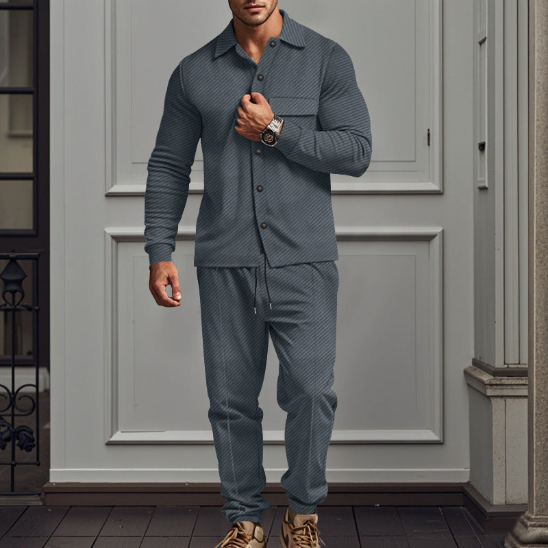 Ensemble de pyjama décontracté pour homme avec boutons élégants Berg-Feldt