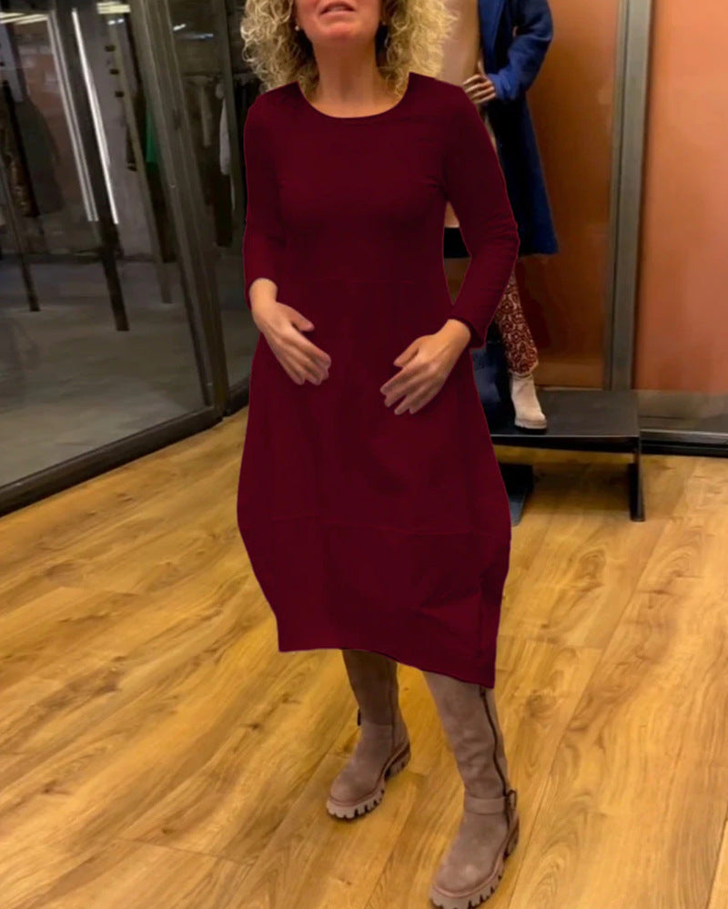 Robe asymétrique élégante pour femme avec poches par berg-feldt