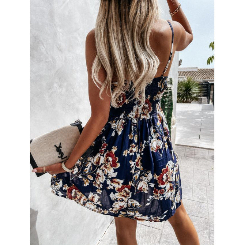 Women's Floral Wrap Mini Dress berg-feldt