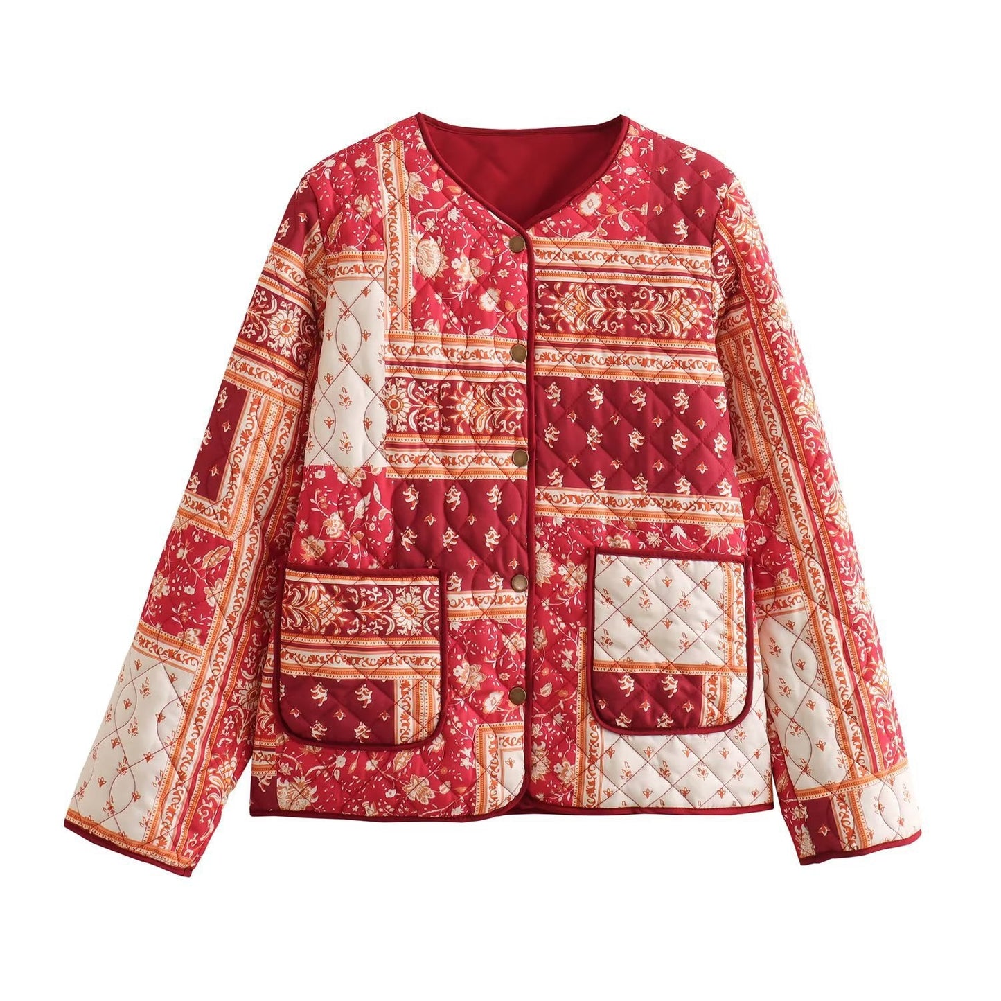 Women's Floral Patchwork Quilted Jacket berg-feldt