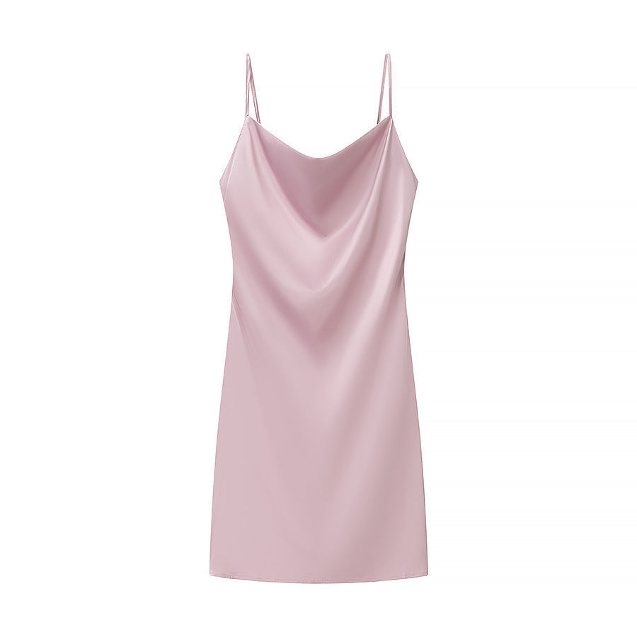 Women's Cowl Neck Slip Dress by berg-feldt