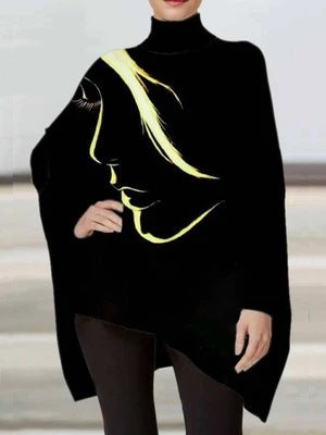 Artistic Graphic Sweatshirt by Frau Berg-Feldt
