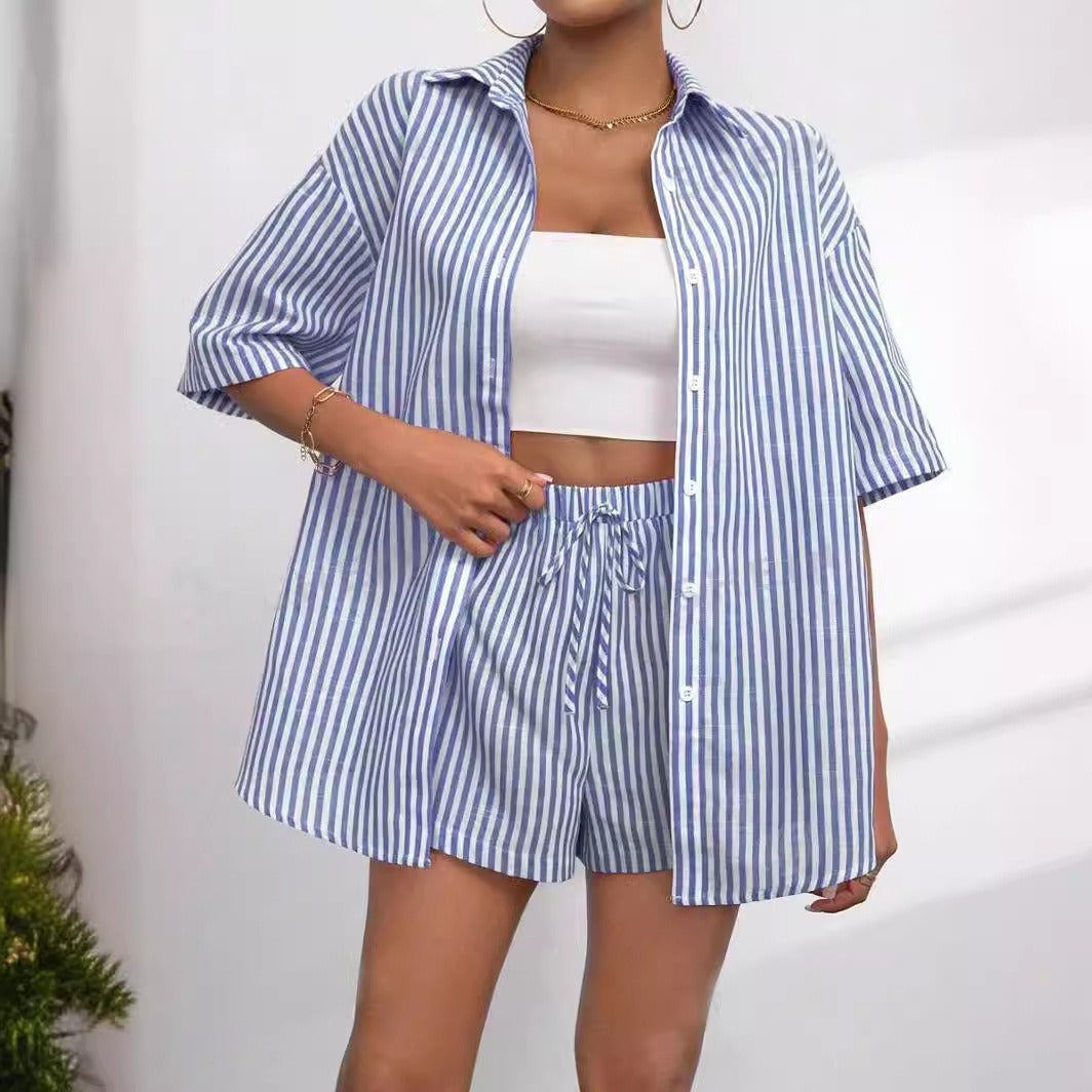 Ensemble chemise et short décontracté pour femme Berg-Feldt