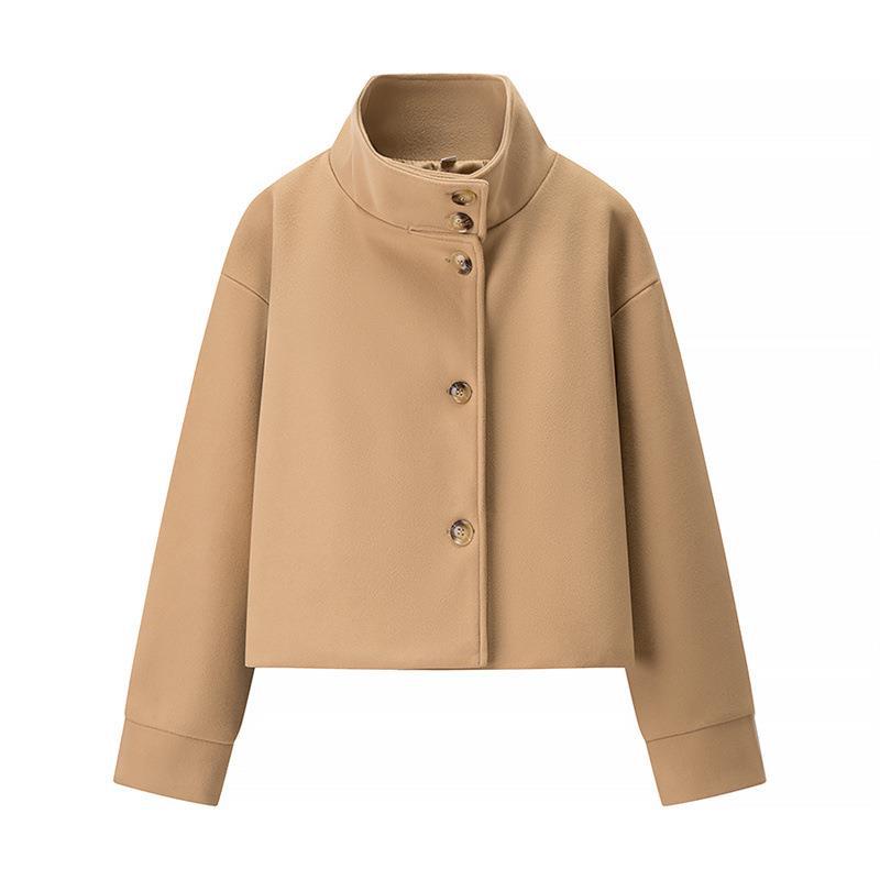 Veste courte tendance pour femme avec col montant et boutons pratiques Berg-Feldt