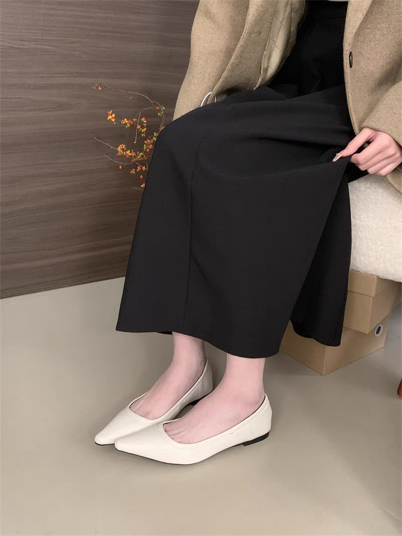 Women's Metallic Lace-up Ballet Shoes berg-feldt