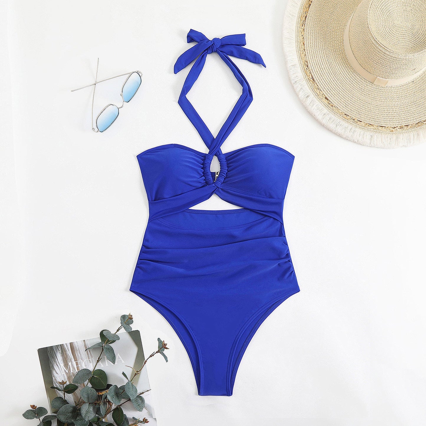 Women's Cut-Out Halter Neck One-Piece Swimsuit berg-feldt1750242878