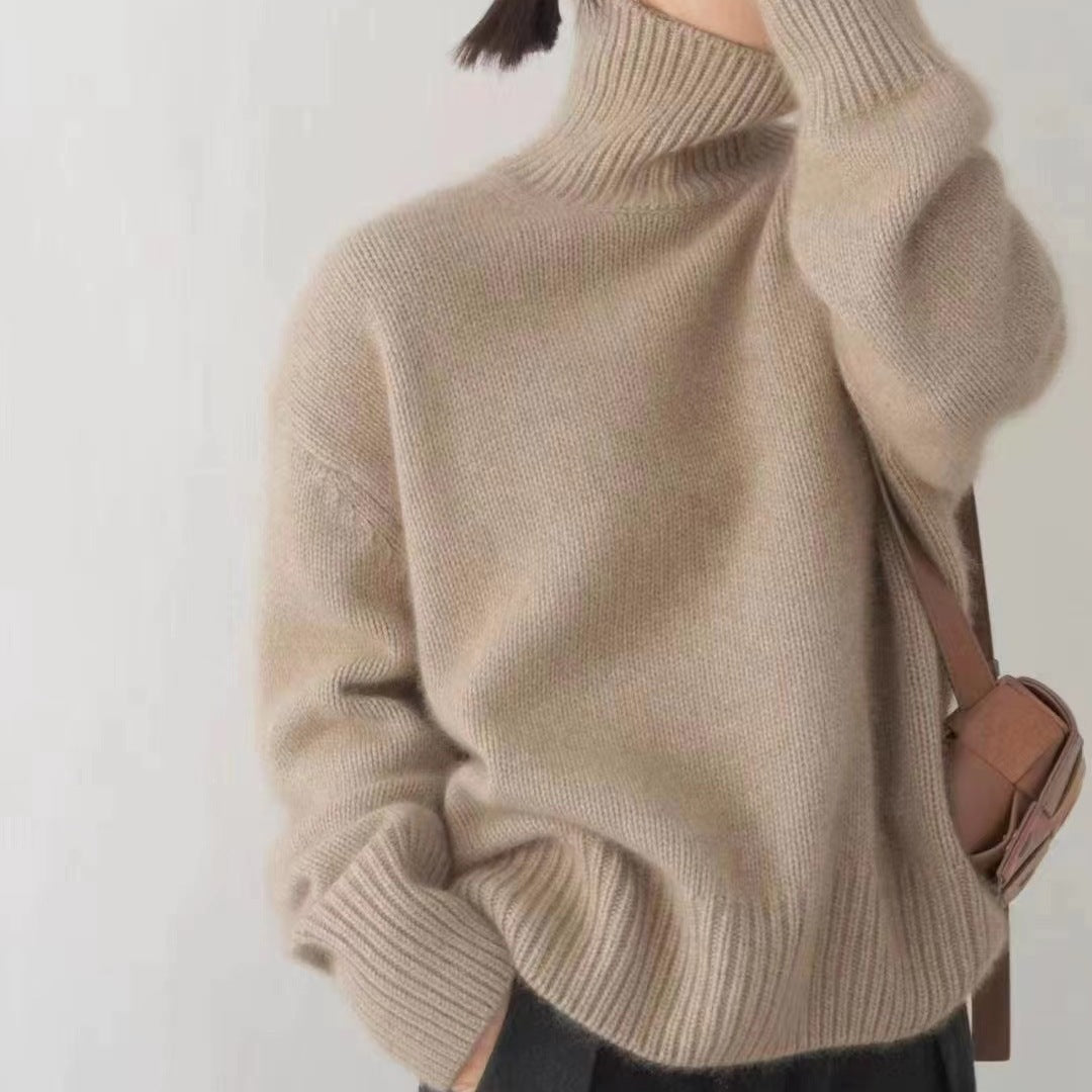 Col roulé douillet en tricot de qualité supérieure pour femme Berg-Feldt