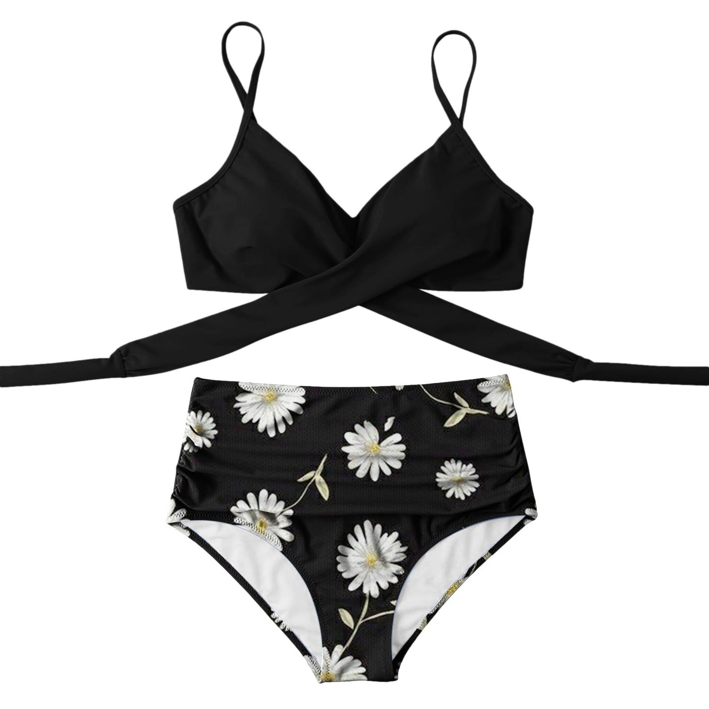 Wickelbikini-Set für Damen, hochtailliert von berg-feldt