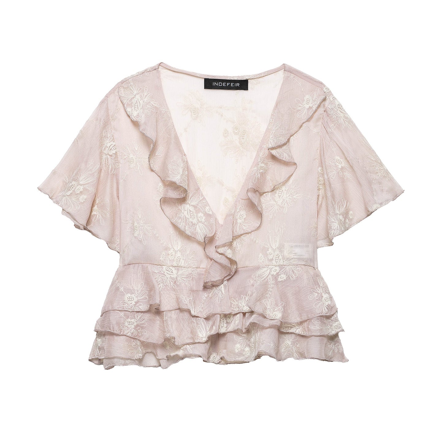 Women's Floral Peplum Top by berg-feldt