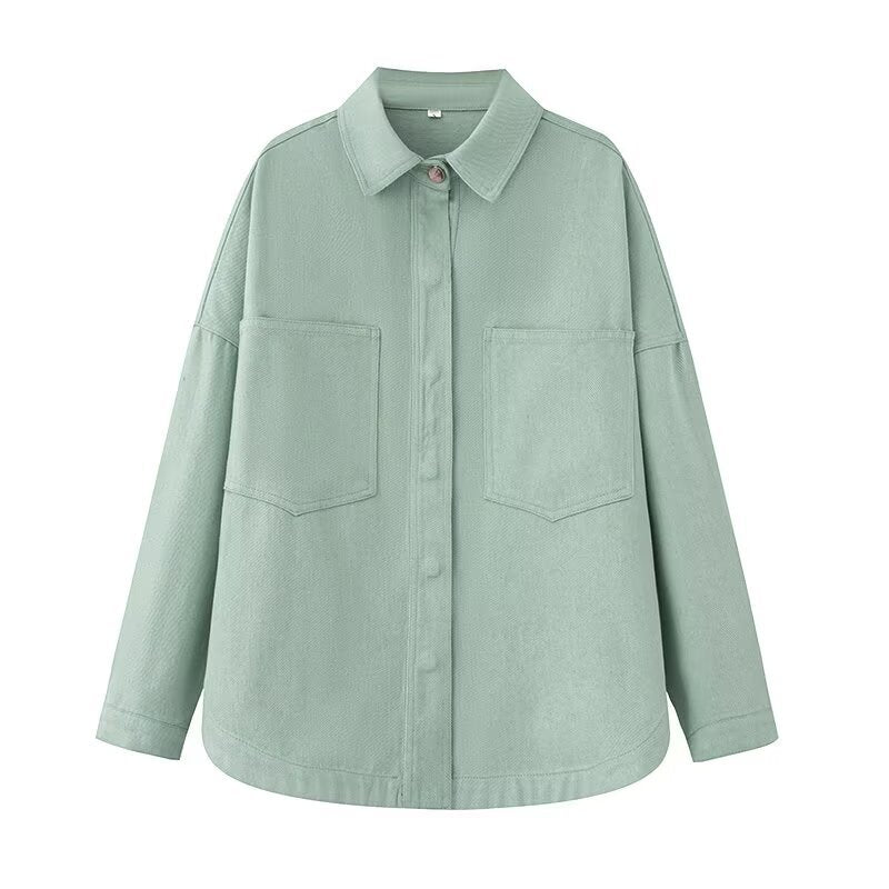 Women's Oversized Denim Utility Jacket by berg-feldt