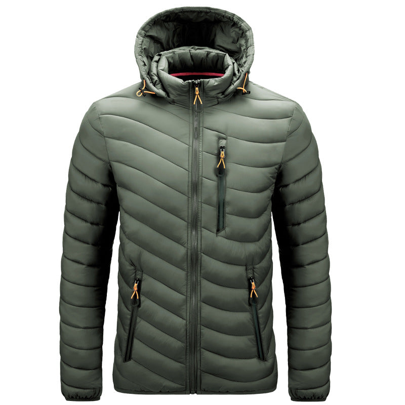 Berg-Feldt | Herren-Steppjacke mit Kapuze - Sverre