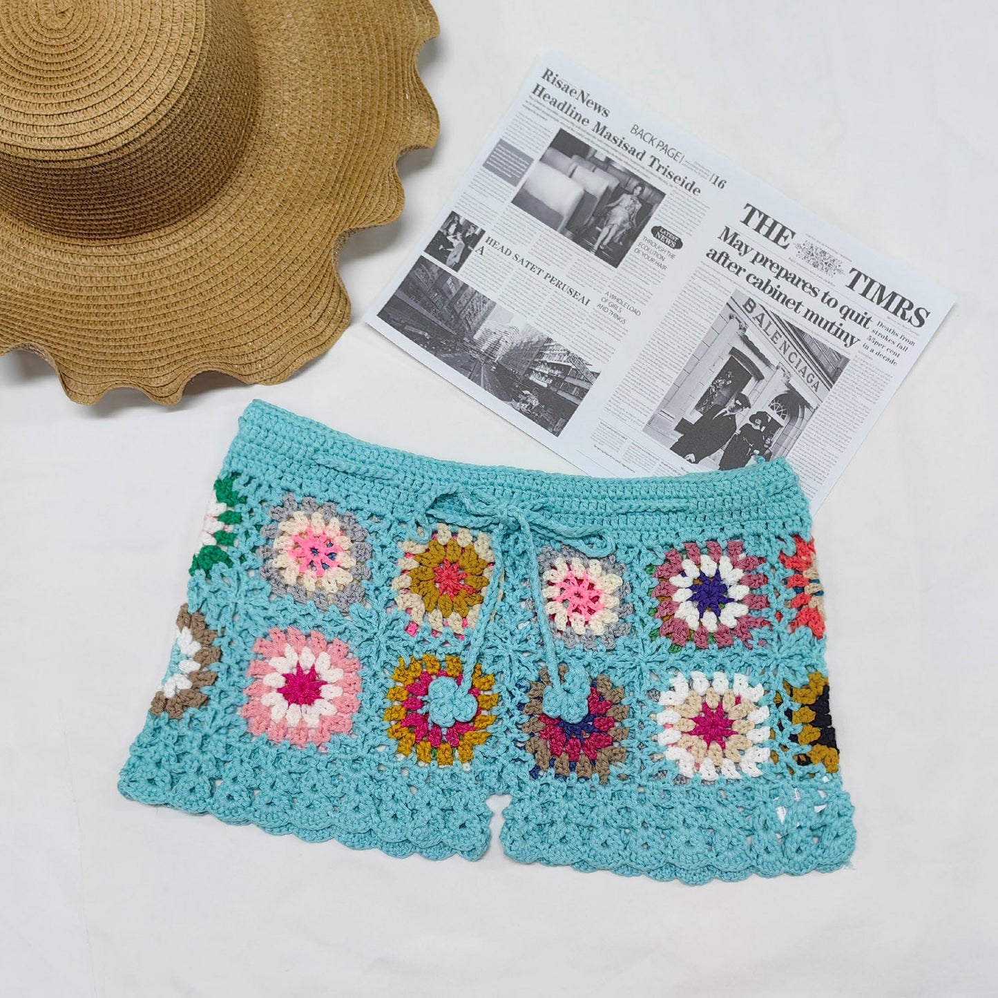 Women's Crochet Patchwork Shorts berg-feldt