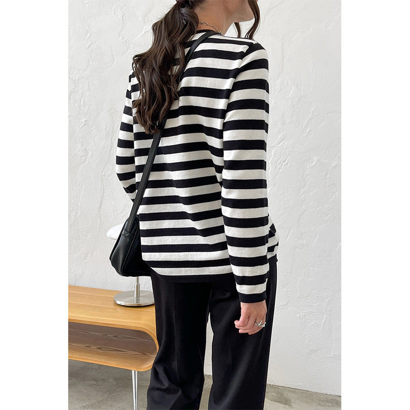 Women's Striped Long-Sleeve Top berg-feldt