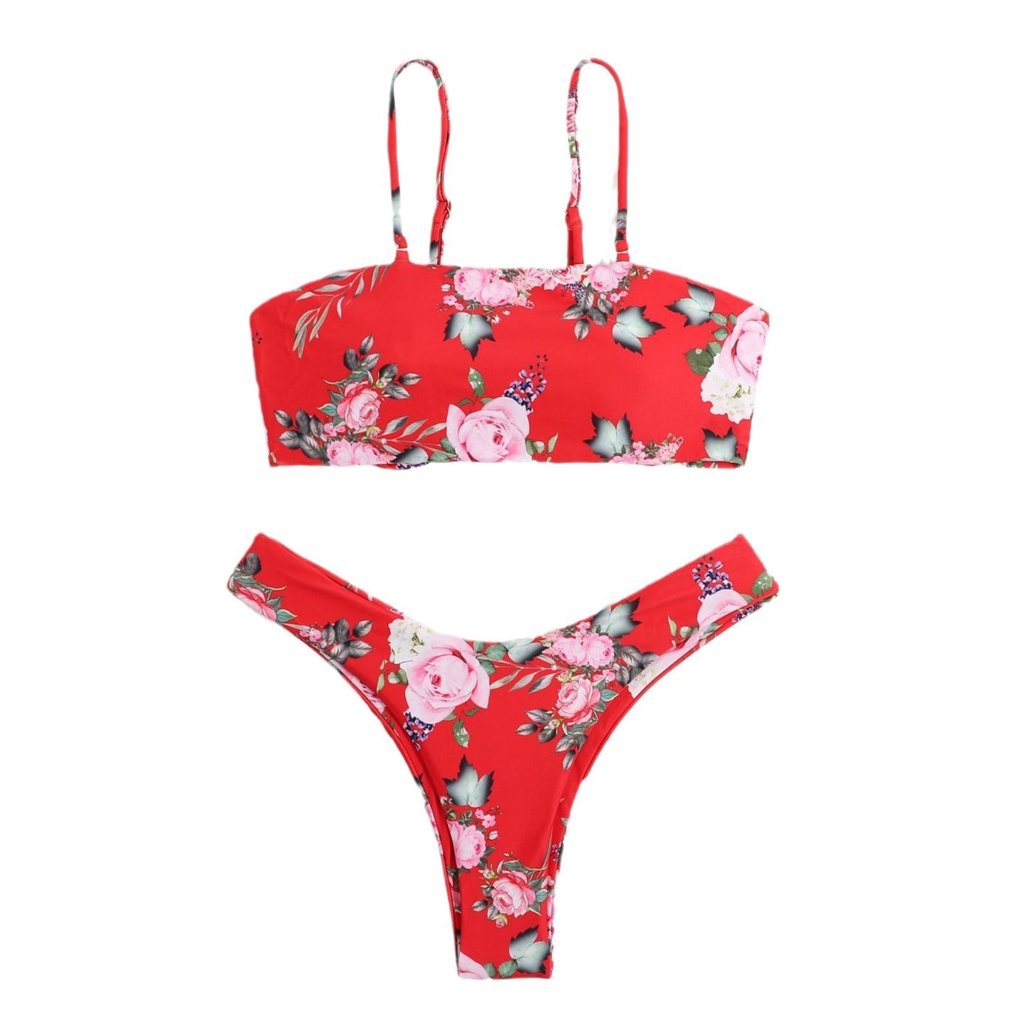 Women's Floral Print Bralette Bikini Set berg-feldt