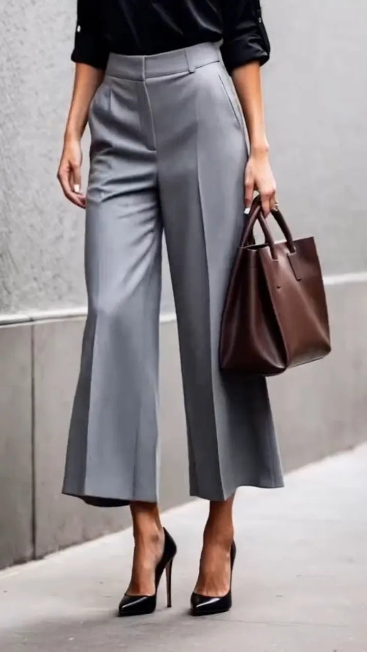 Weite Culottehose für Damen mit hohem Bund von berg-feldt