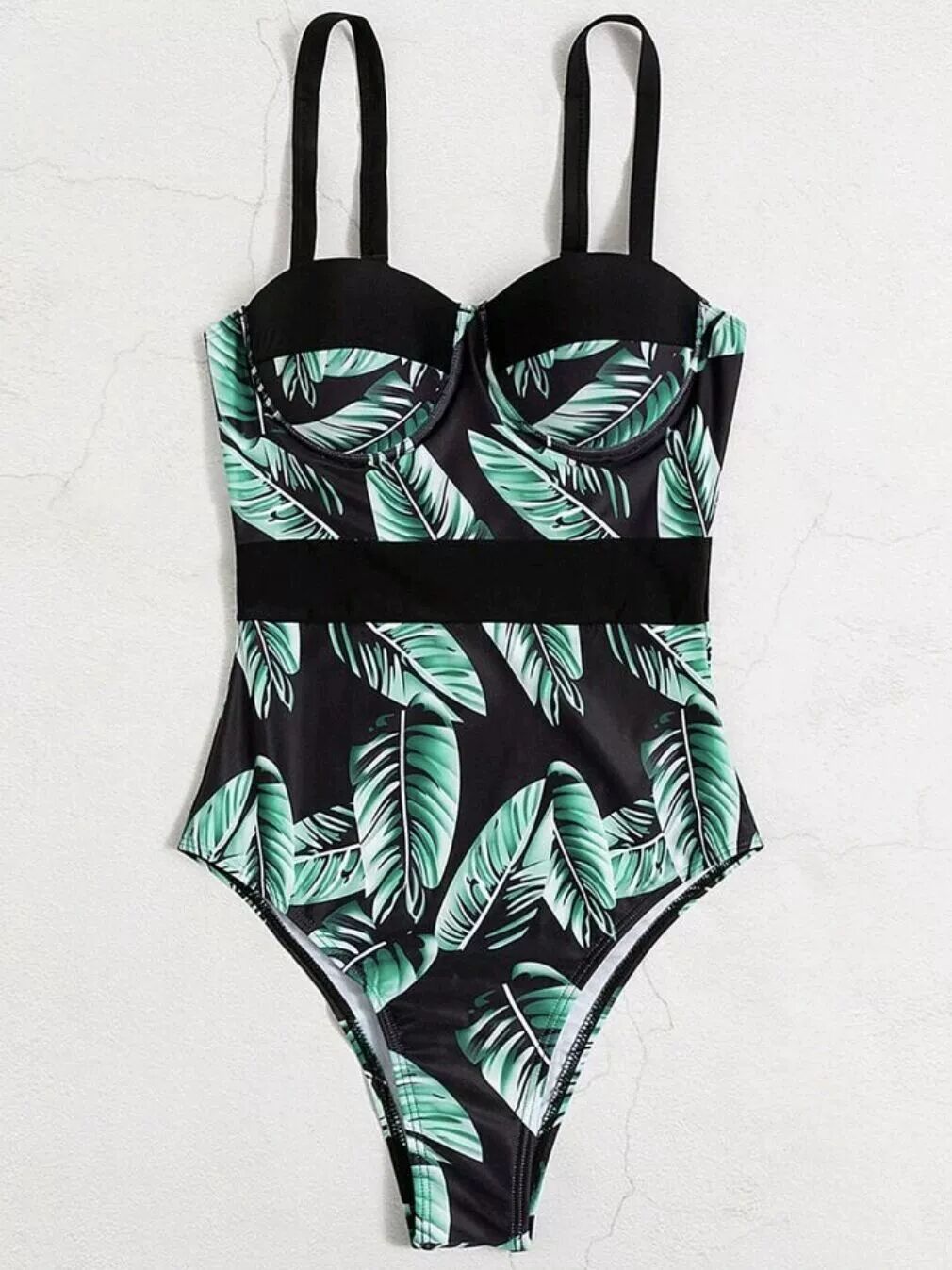 Berg-Feldt: Maillot de bain une pièce style bikini pour femme avec soutien