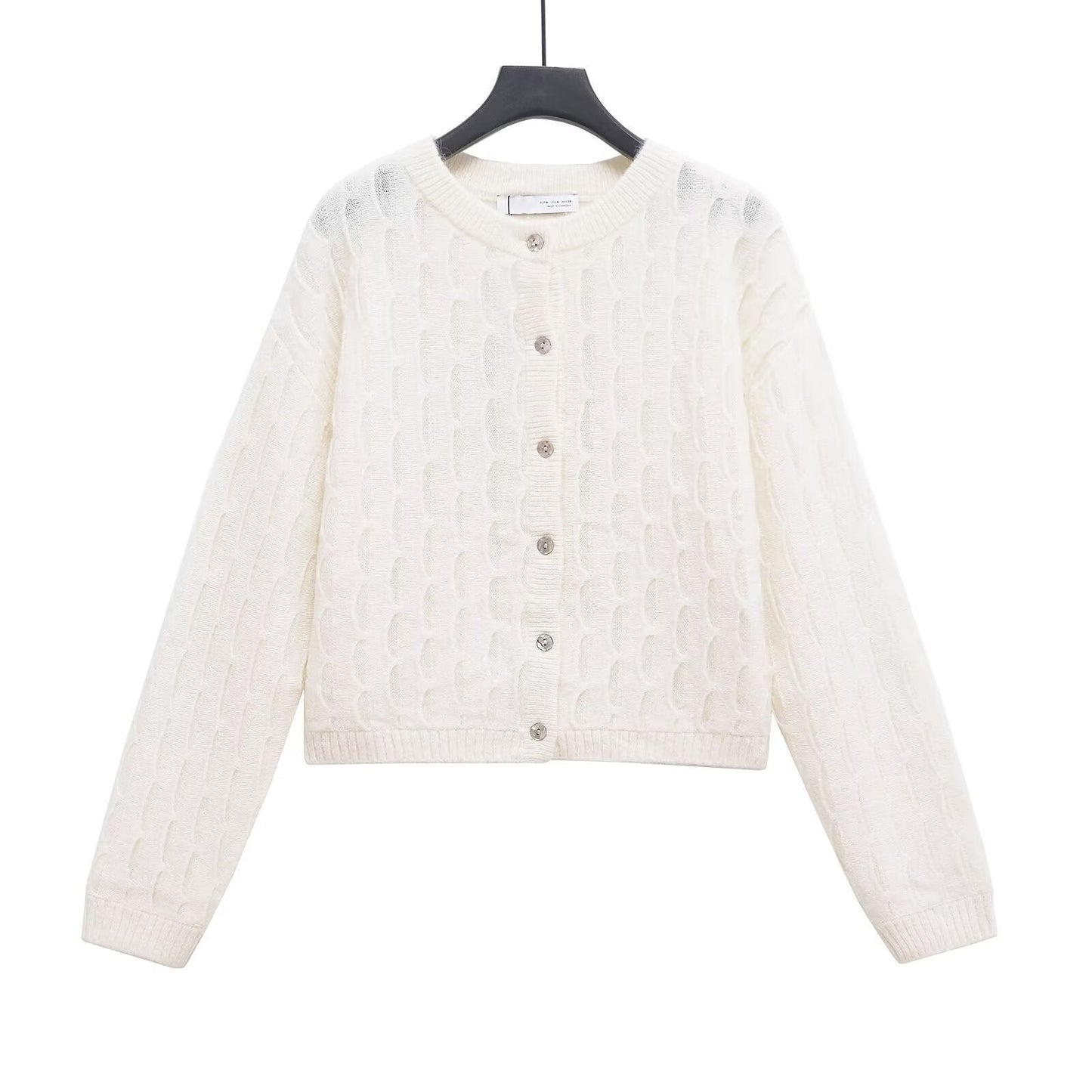 Women's Cable Knit Button Cardigan berg-feldt