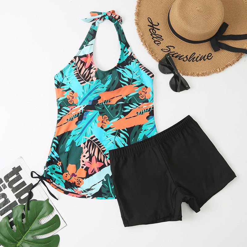 Women's Tropical Print Tankini Set berg-feldt