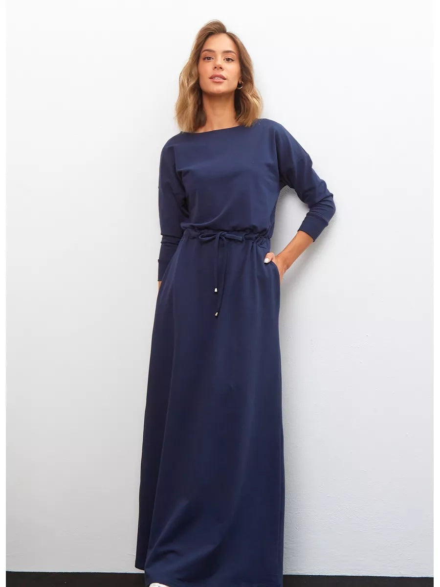 Leichtes Maxikleid für Damen mit Kordelzug von berg-feldt