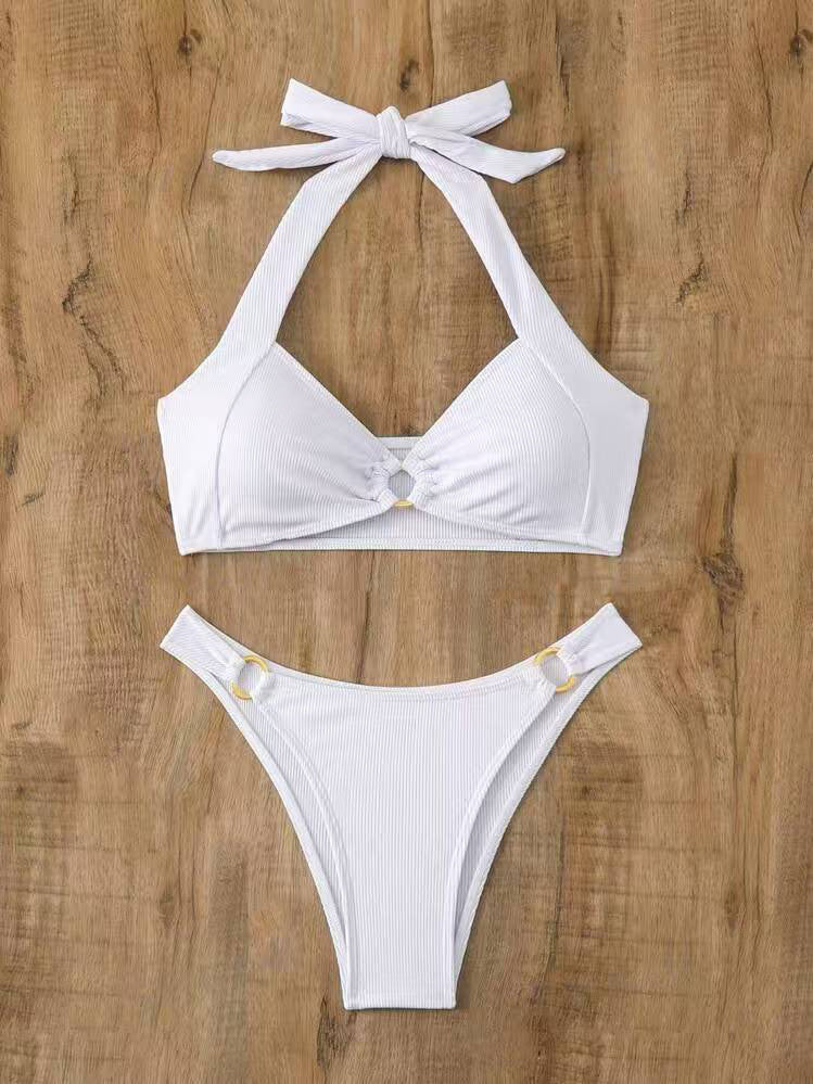 Women's Tie-Front Halter Bikini Set berg-feldt