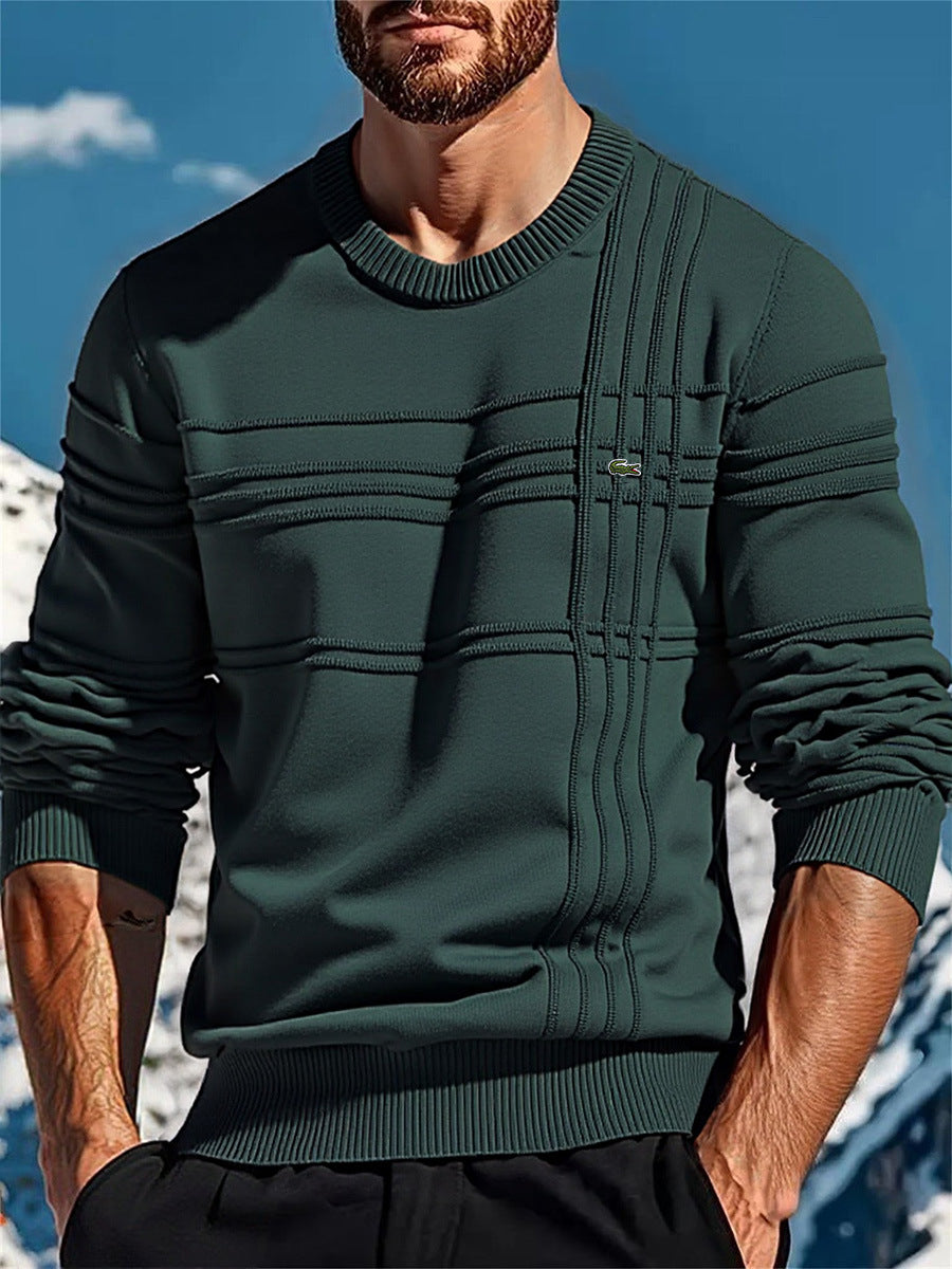 Herren stylischer Strickpullover mit einzigartigen Texturdetails Berg-Feldt