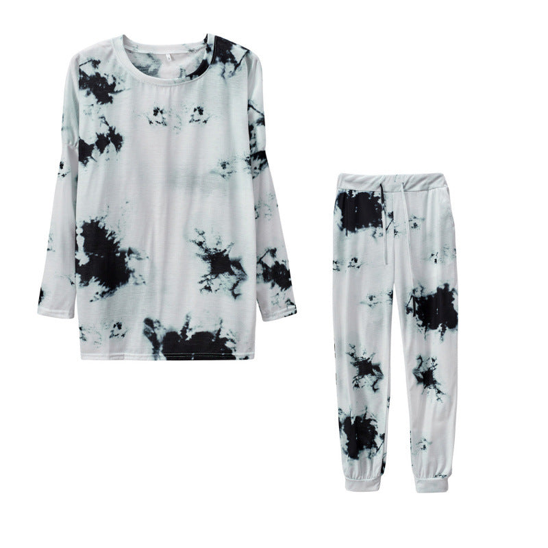 Women's Long-Sleeve Tie-Dye Loungewear Set berg-feldt