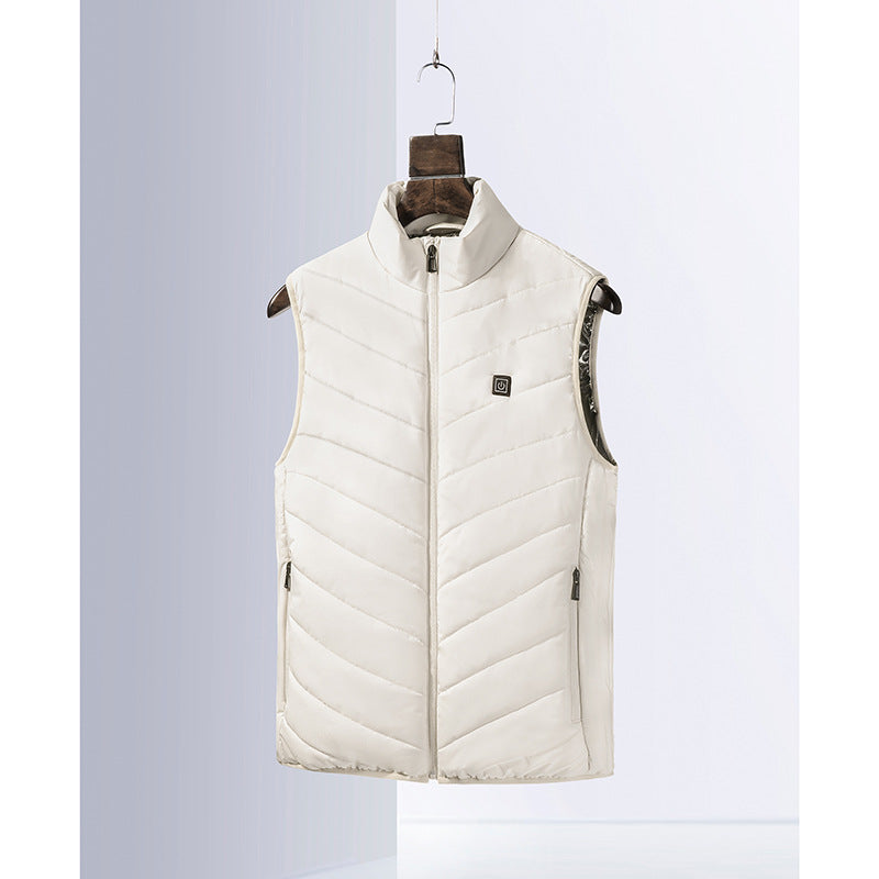 Gilet matelassé doublé pour femme avec col montant et poches pratiques Berg-Feldt