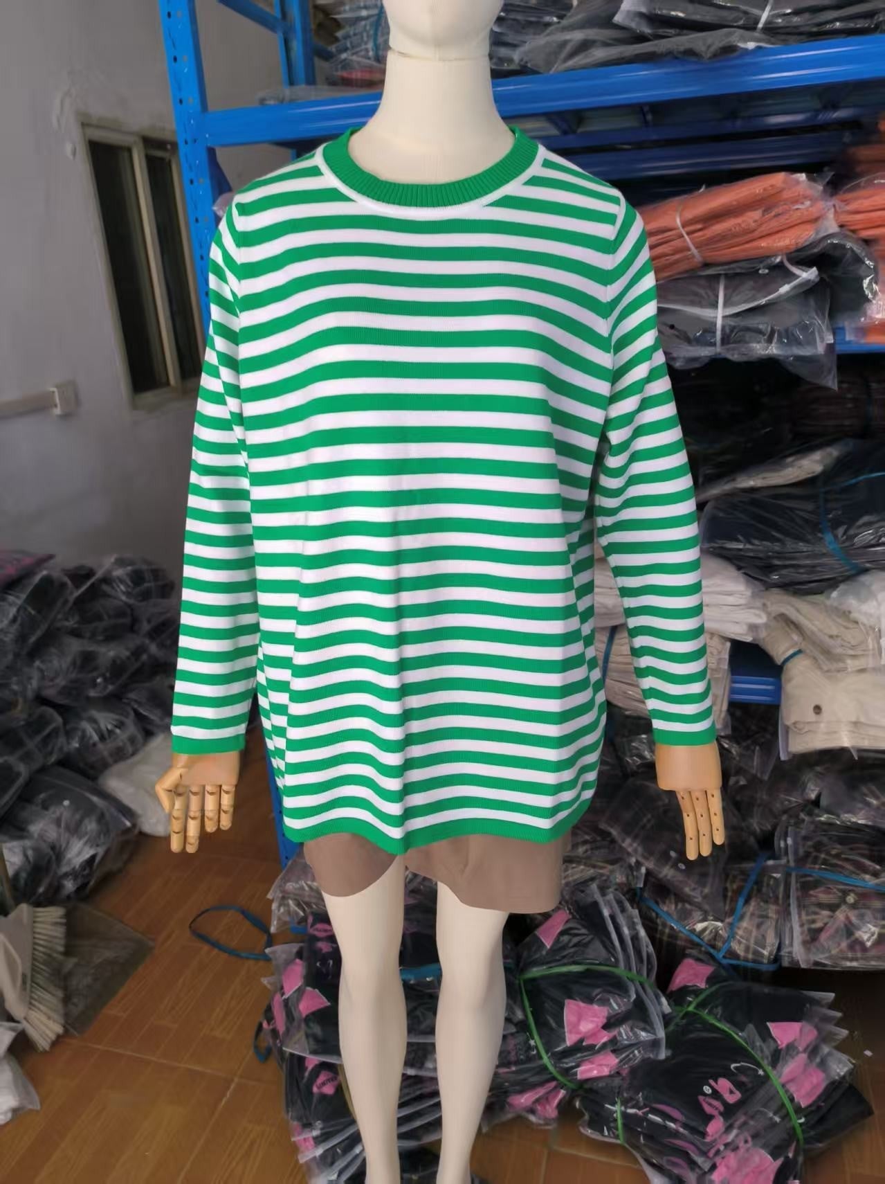 Women's Striped Long-Sleeve Top berg-feldt
