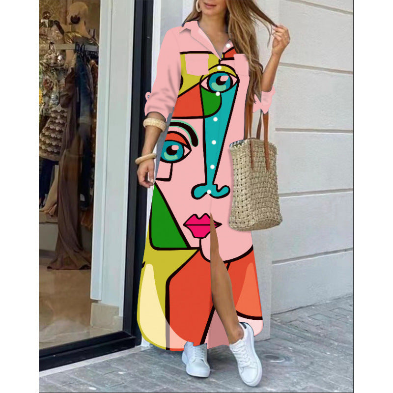 Women's Graphic Print Maxi Dress berg-feldt