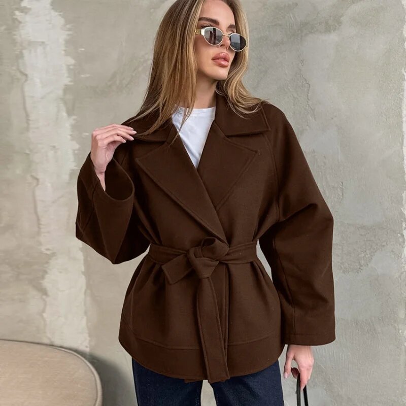 Veste cache-cœur élégante pour femmes en matière de haute qualité avec ceinture réglable Berg-Feldt