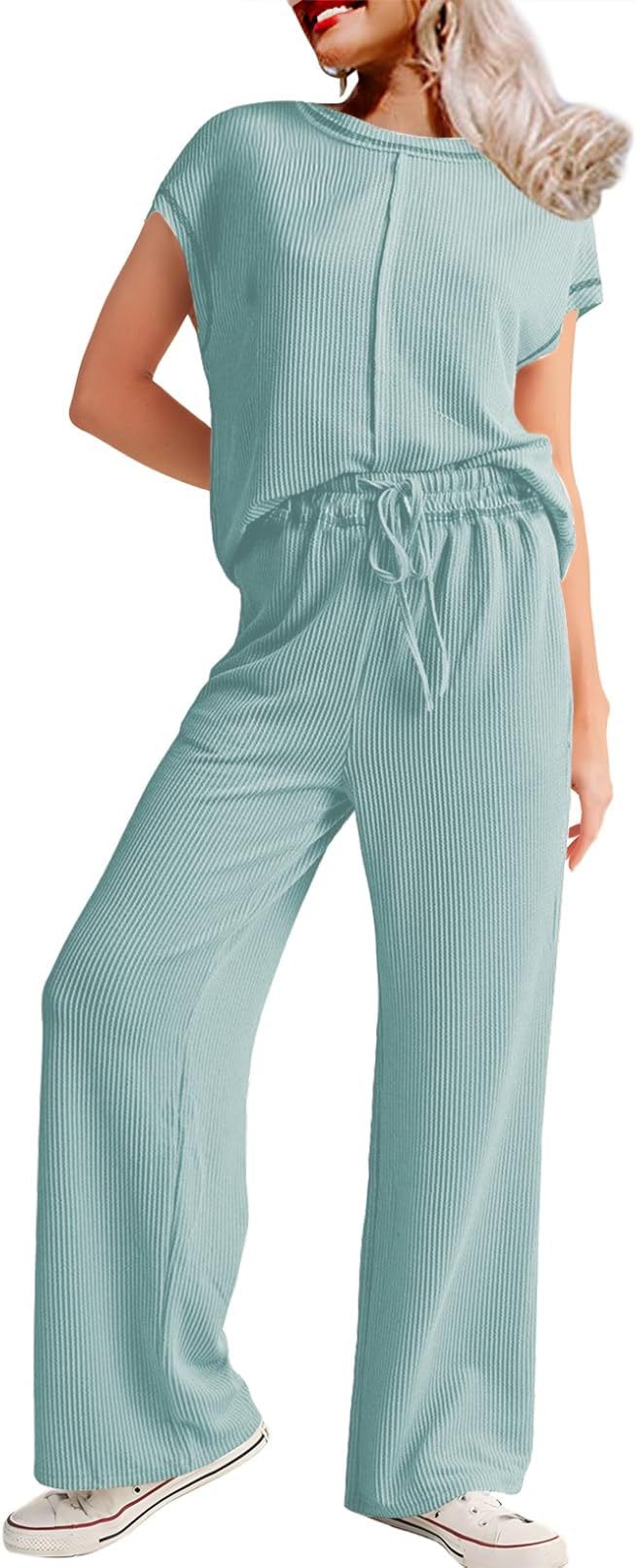 Bequemes Damen-Loungewear-Set mit elastischem Bund und weitem Schnitt von berg-feldt