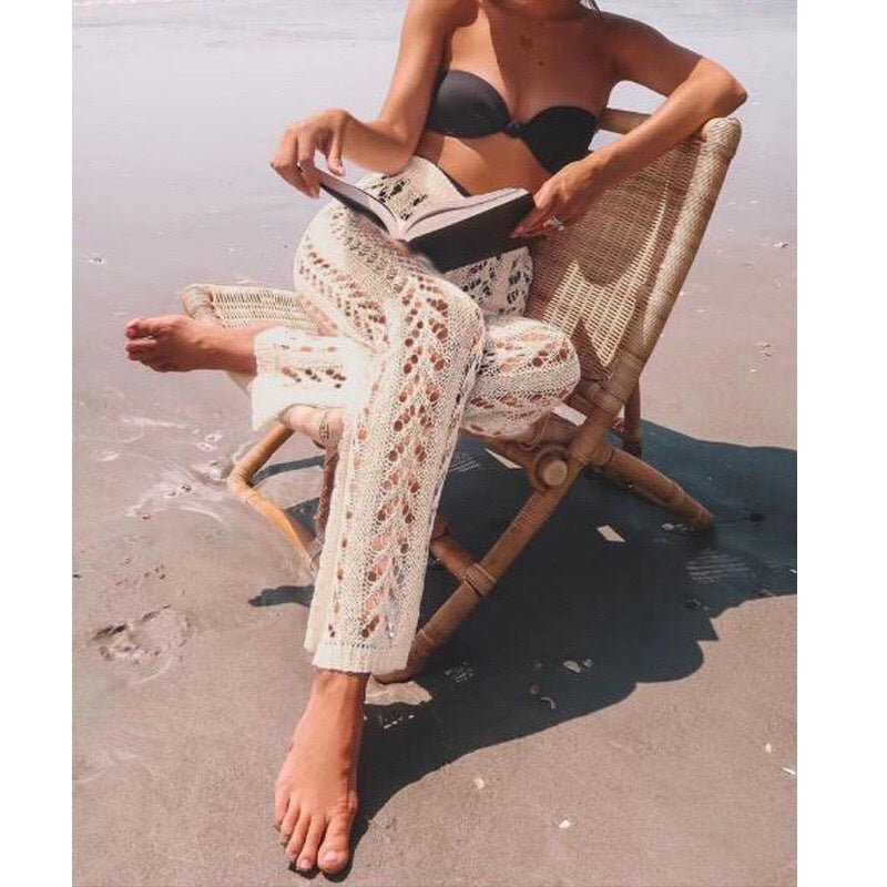 Pantalon de plage élégant en crochet pour femmes par berg-feldt