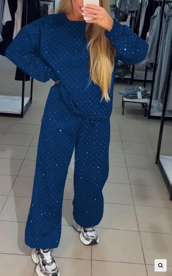 Women's Comfortable Polka Dot Loungewear Set by berg-feldt